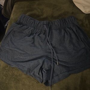 Women's Blue Casual Shorts